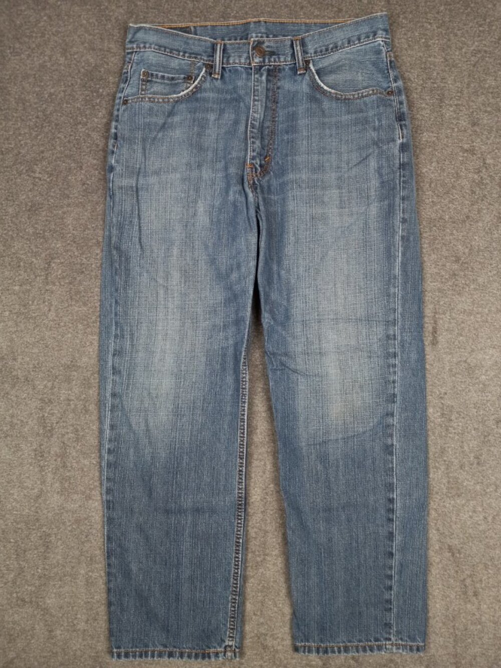 Levis 550 Jeans Mens 34x30 (33x28) Blue Denim Relaxed Fit Straight Leg